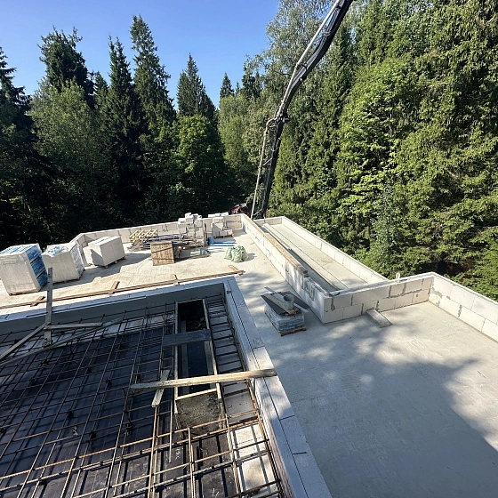 Монолитная плита 18×18 м