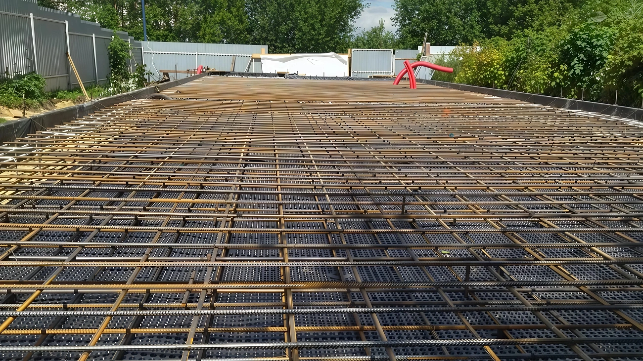 Монолитная плита 18×18 м