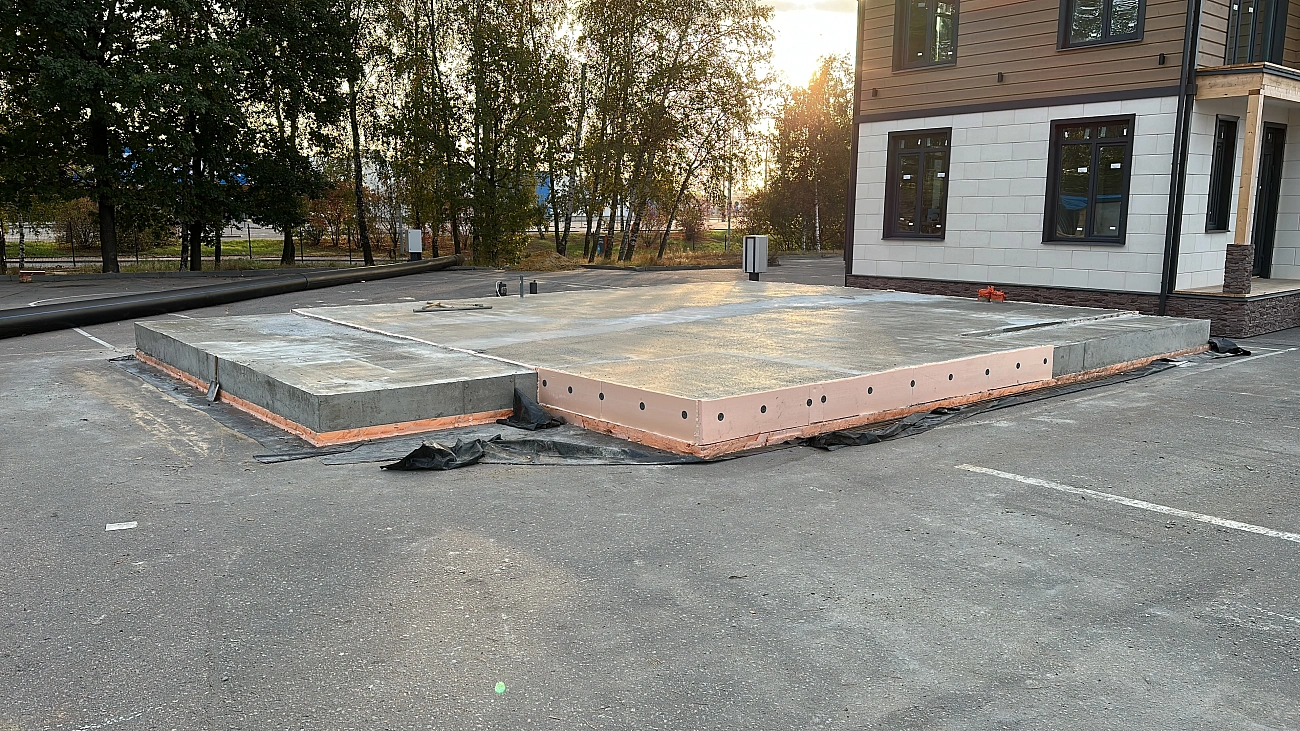 УШП (утеплённая шведская плита) для дома на дачном участке