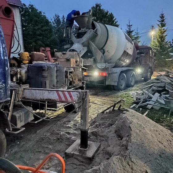 Монолитная плита 18×18 м