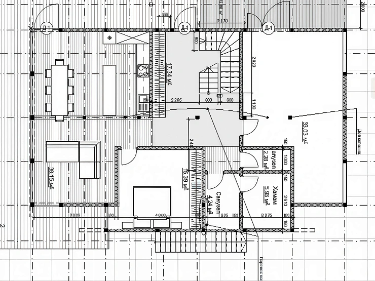 Столбчатый фундамент для дома из композитных панелей