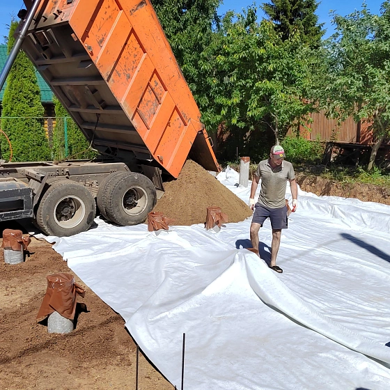 Монолитная плита 18×18 м