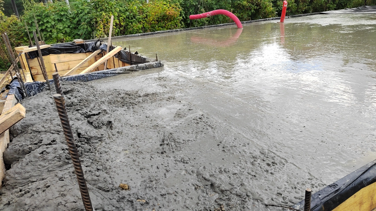 Монолитная плита 18×18 м