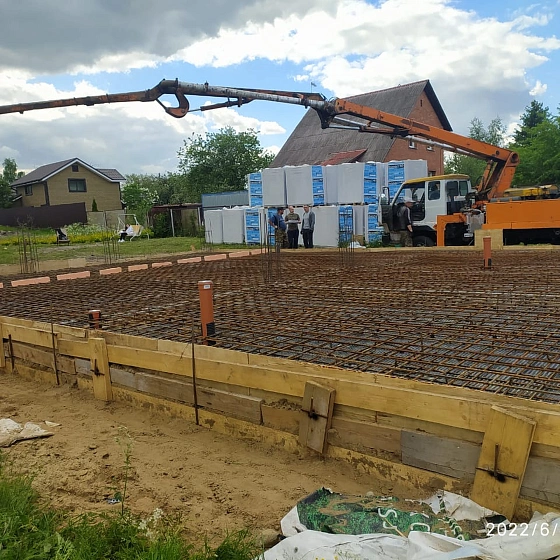 УШП (утеплённая шведская плита) для дома на дачном участке